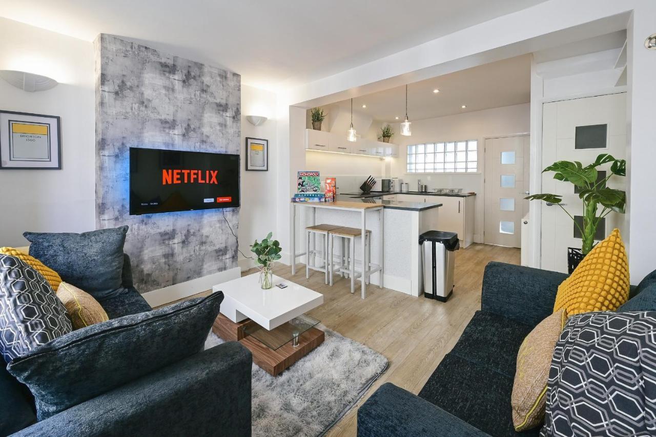 The Monopoly Breeze House - Your Dream Getaway With Wet Room In The Heart Of Brighton Exterior photo